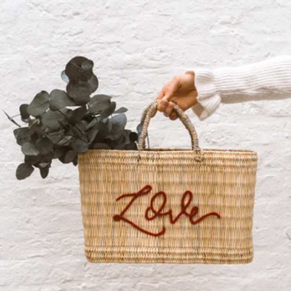 Franki Resort Love Straw Tote - Picture 3 of 4